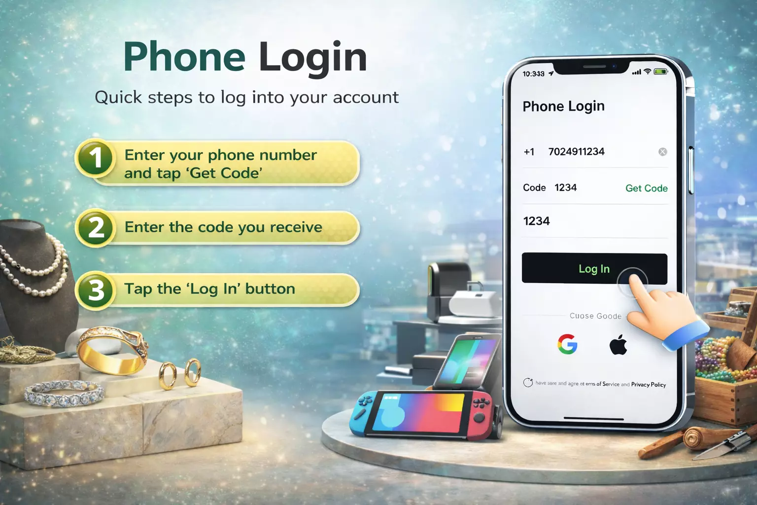 RareDrop Login